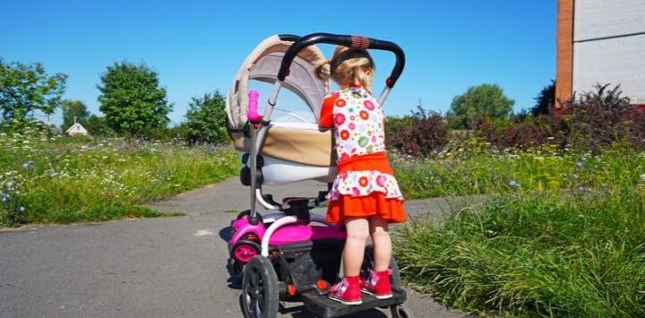 Trittbrett für Kinderwagen – Dank Buggy-Board den Alltag rocken